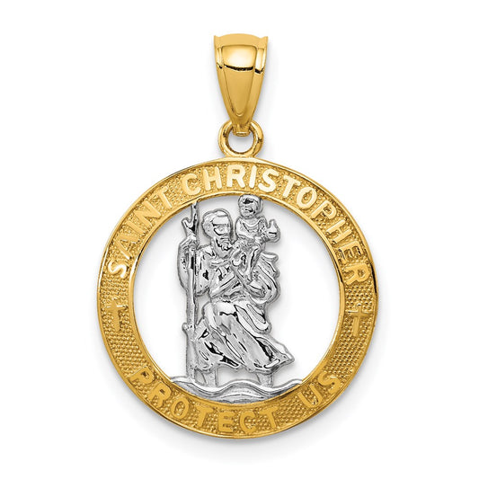 Gold St. Christopher Pendants