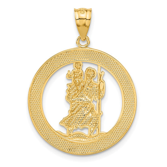 Gold St. Christopher Pendants