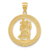 Gold St. Christopher Pendants