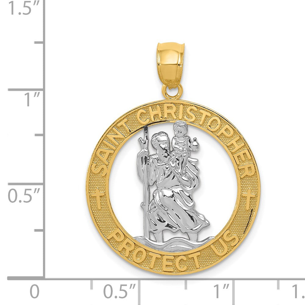 Gold St. Christopher Pendants
