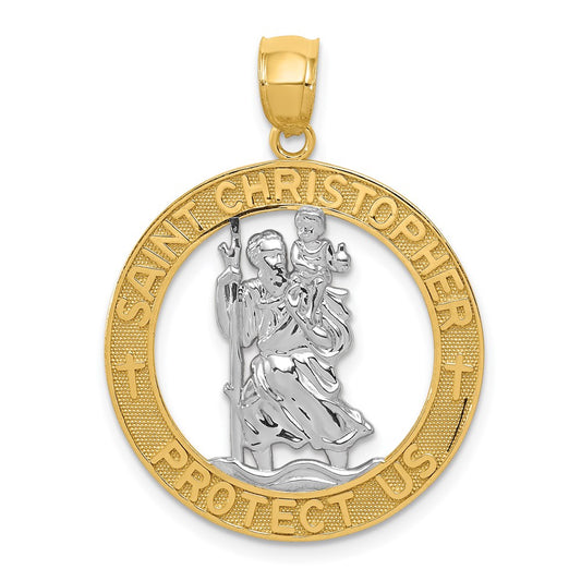 Gold St. Christopher Pendants