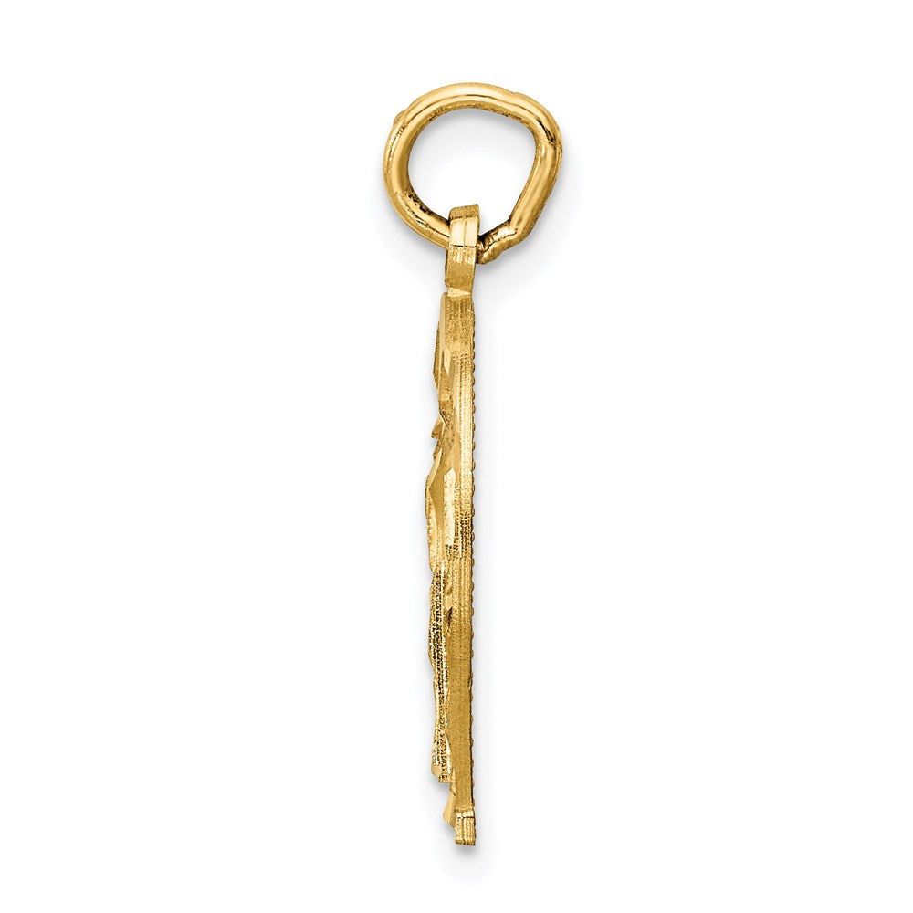 Gold Polished Horseshoe Pendants