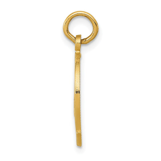 Gold Polished Horseshoe Pendants