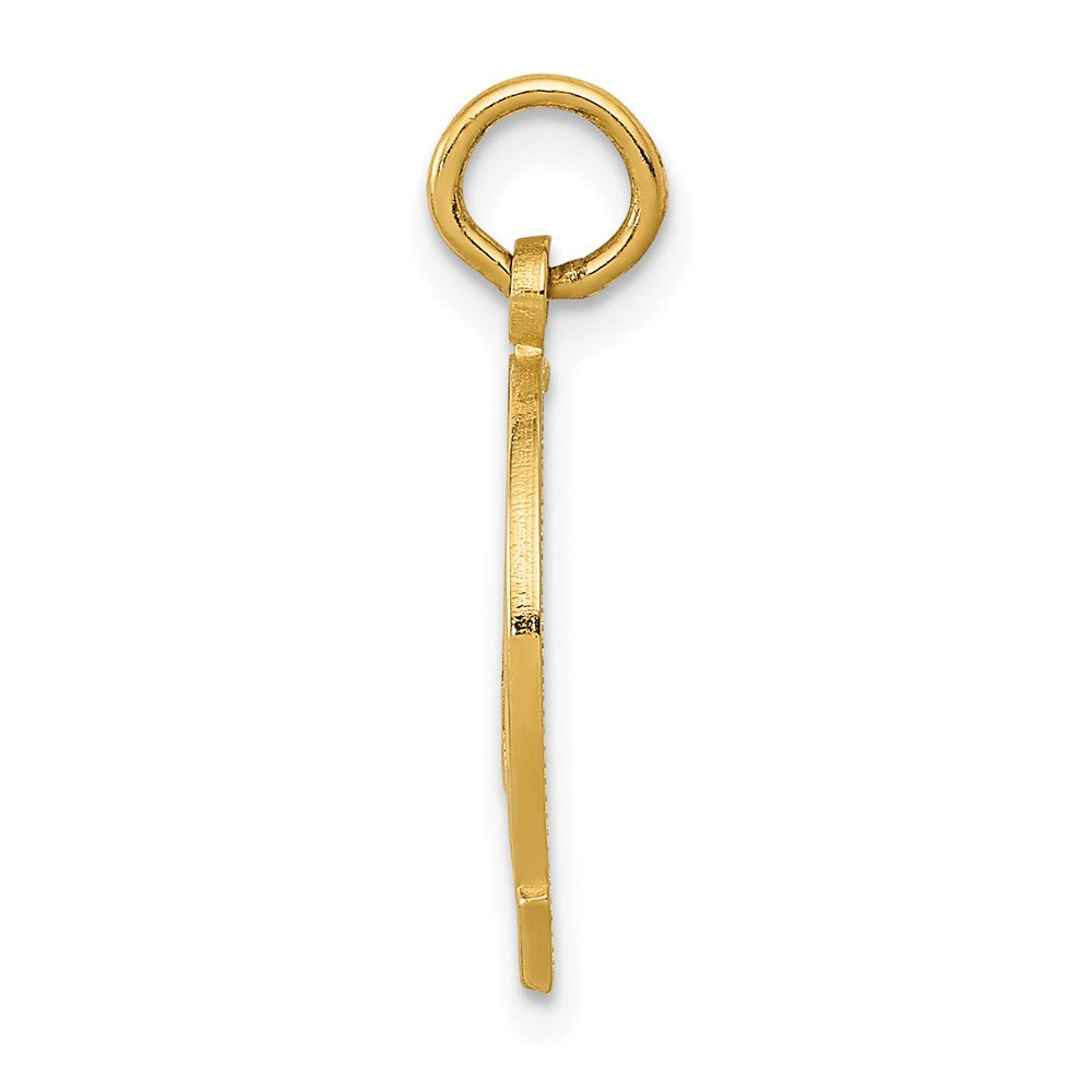 Gold Polished Horseshoe Pendants