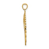 14K Cut-out Angel Wing Pendant