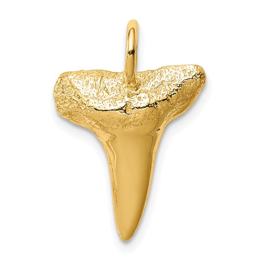 Gold Polished Shark Pendants