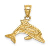 Gold Polished Dolphin Pendants