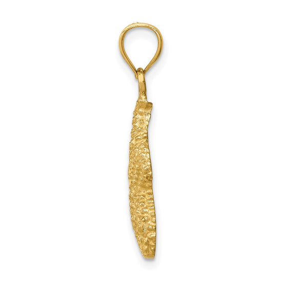 14K Starfish Pendant