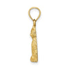 14K Cat Pendant
