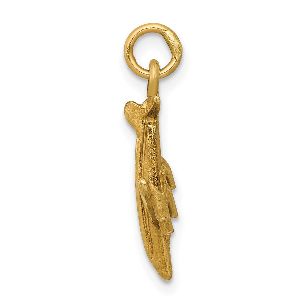 Gold Polished Travel Pendants