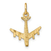 Gold Polished Travel Pendants