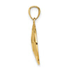14K Domed Soccer Ball Pendant