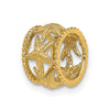 14K Polished Starfish Barrel Slide