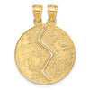 14K 2-Piece Break-apart MIZPAH Pendant