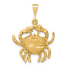 Gold Diamond-cut Zodiac Pendant