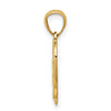 14K Baby Feet in Heart Pendant