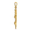 Gold Diamond-cut Zodiac Pendant