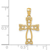 14K Celtic Knot Cross Pendant