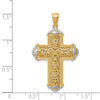 Gold Filigree Cross Pendant