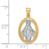 Gold Miraculous Medal Pendants