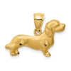 Gold Polished Dog Pendants