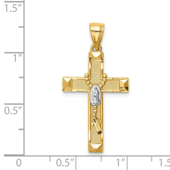 Gold Our Lady of Guadalupe Pendants