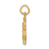 Gold Diamond-cut Zodiac Charm