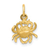 Gold Diamond-cut Zodiac Charm