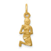 Gold Diamond-cut Zodiac Charm