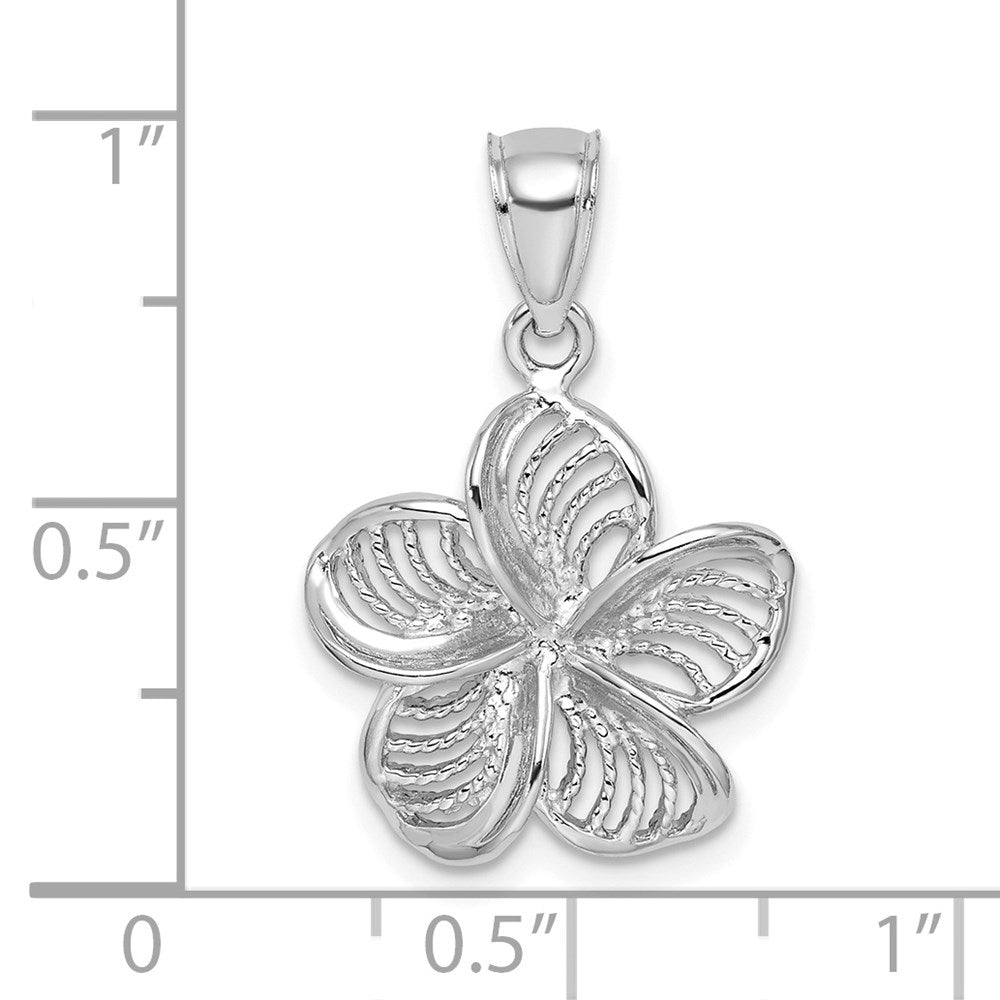 Gold Polished Flower Pendants