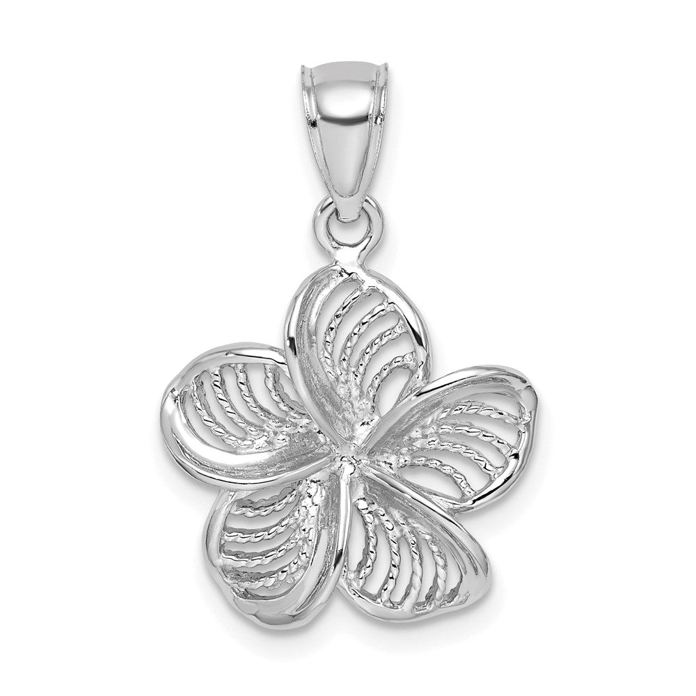Gold Polished Flower Pendants