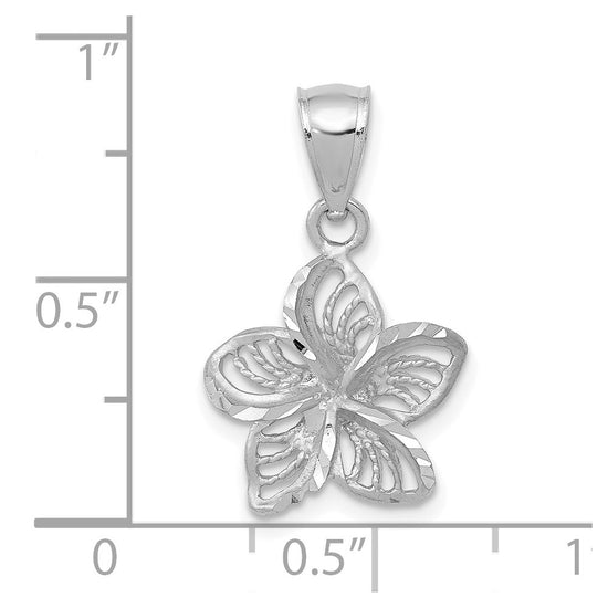Gold Polished Flower Pendants