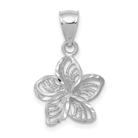 Gold Polished Flower Pendants