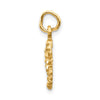Gold Diamond-cut Zodiac Charm