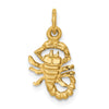Gold Diamond-cut Zodiac Charm