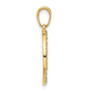 14k and White Rhodium Diamond-cut It's A Boy Pendant