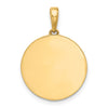 14k and White Rhodium Diamond-cut It's A Boy Pendant