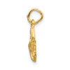 Gold Diamond-cut Zodiac Charm