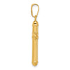 14K Polished Cross Pendant