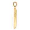 14K Polished Cross Pendant