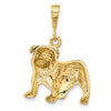Gold Polished Dog Pendants