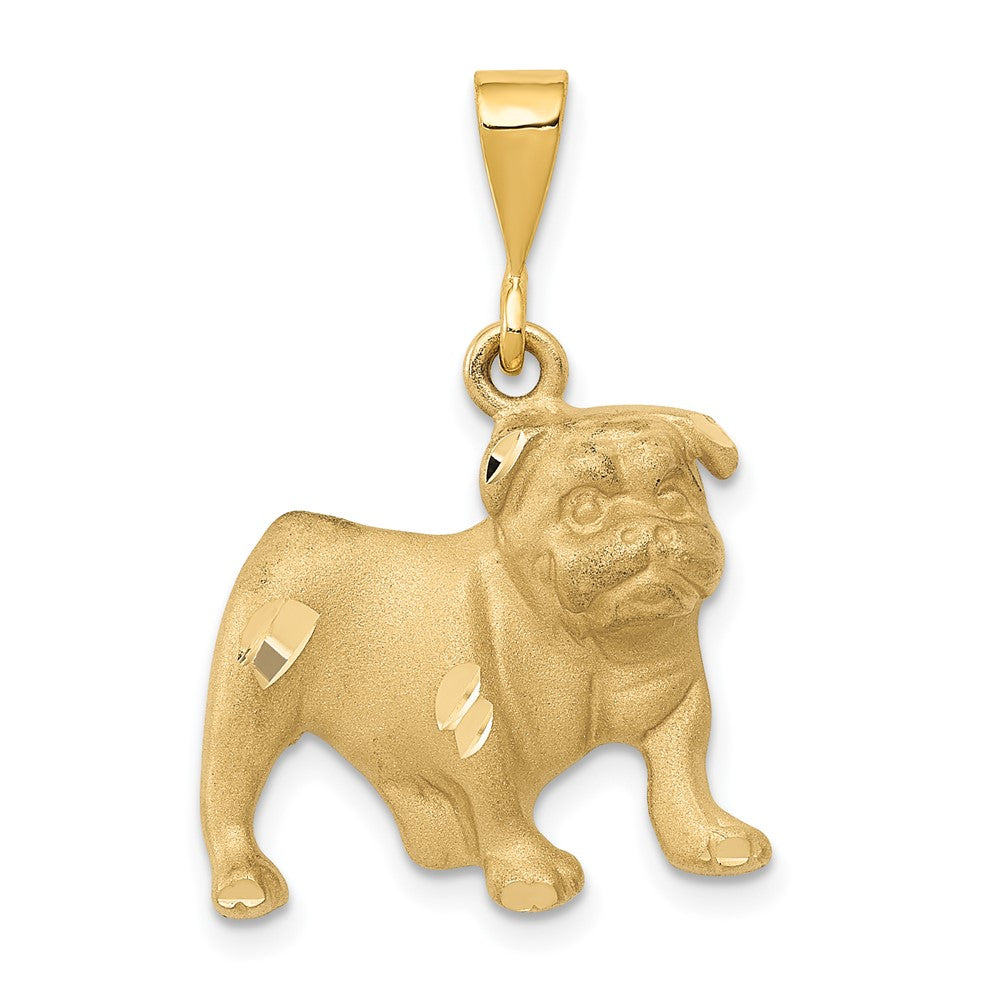 Gold Polished Dog Pendants