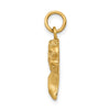 Gold Polished Dog Pendants
