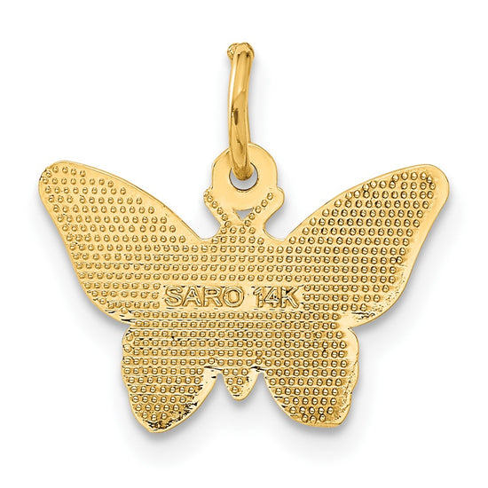 14k Butterfly Charm