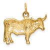 14k Steer Pendant