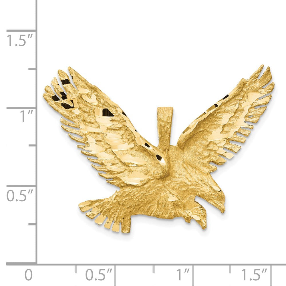 Gold Polished Eagle Pendants