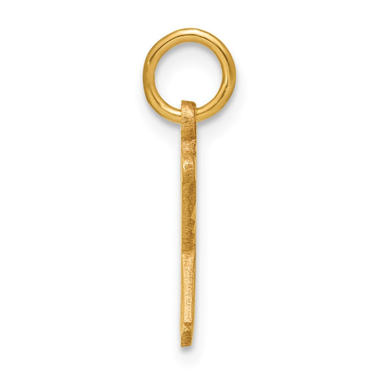14k Letter X Initial Charm