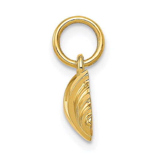 Gold Polished Barbell Pendants