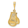 14k Cut-out Boxing Glove Charm