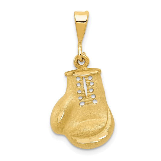 Gold Boxing Glove Charm